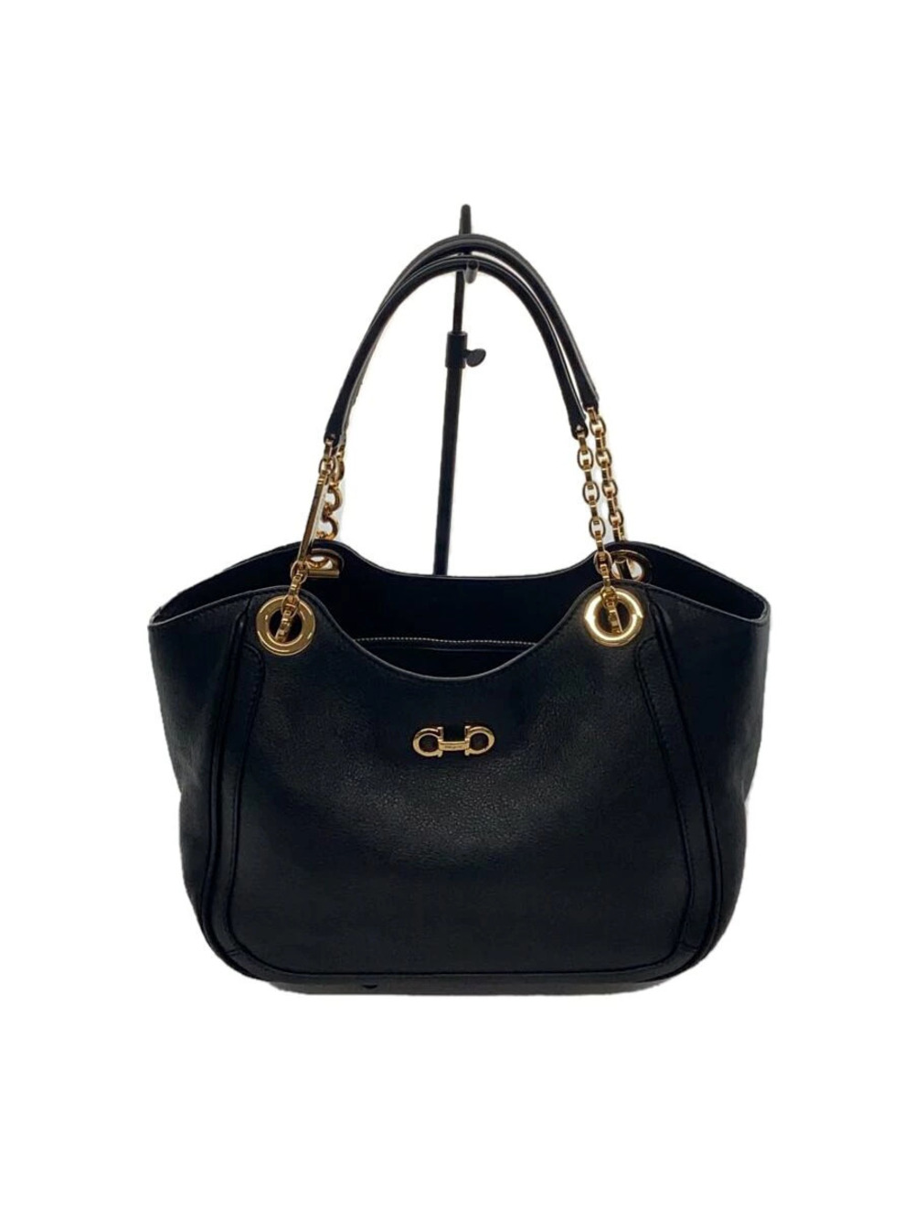 Salvatore Ferragamo Handbag Leather Black